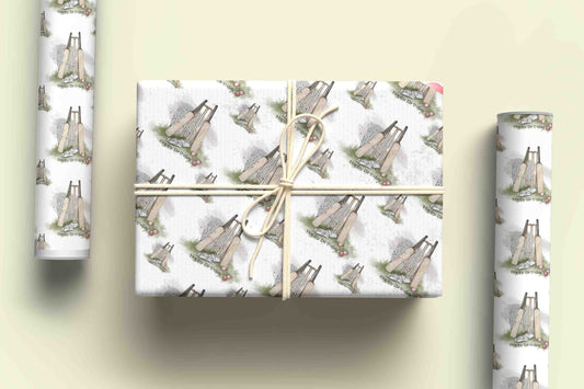 Cricket Themed Wrapping Paper