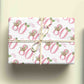 80th Birthday Sloth Wrapping Paper