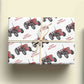 Vintage Red Tractor Wrapping Paper