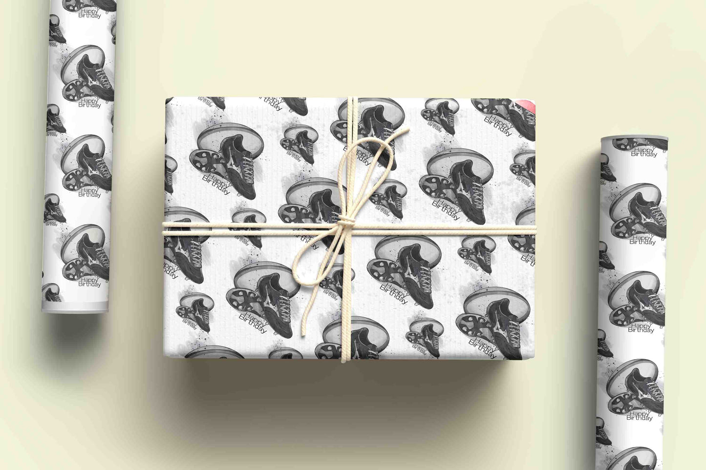 Rugby Themed Wrapping Paper