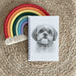 Sketchy Lhasa Aspo Dog Notebook