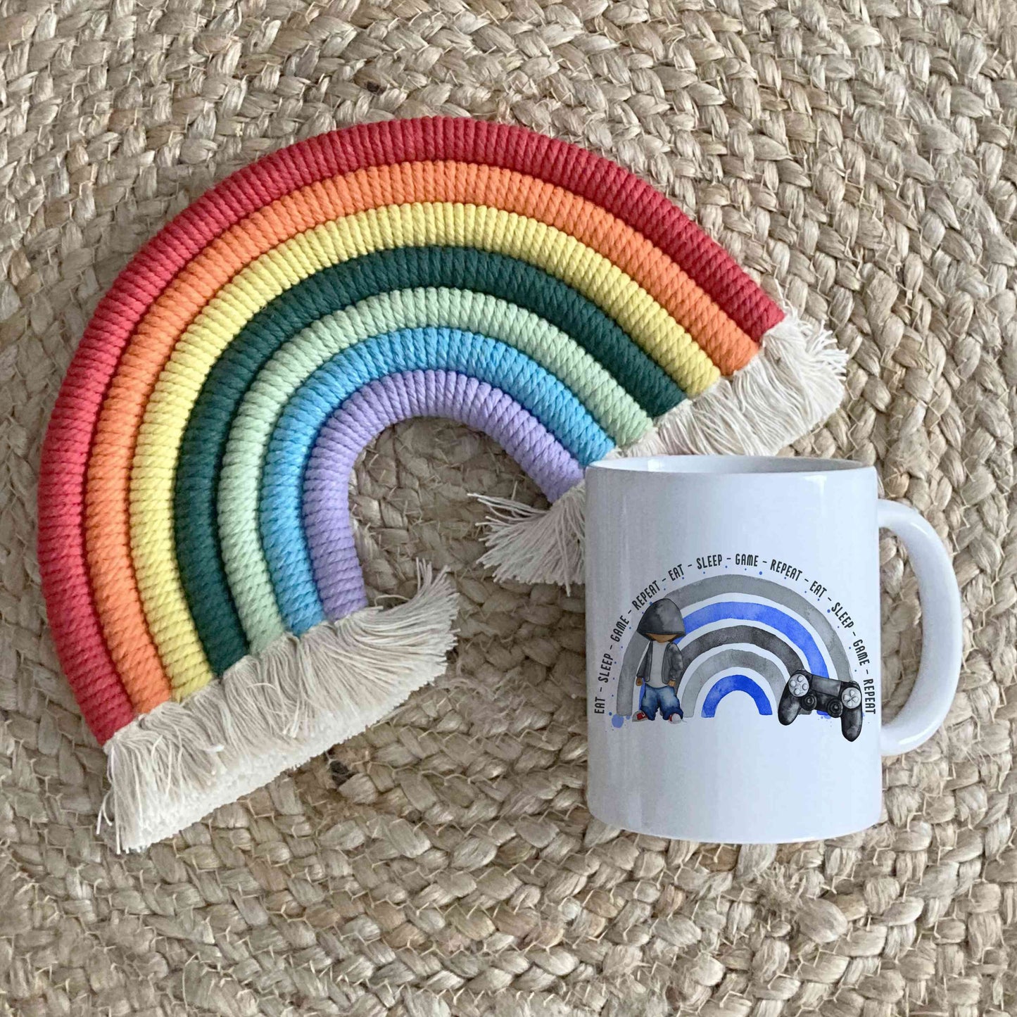 Gaming Rainbow Mug -  designs available