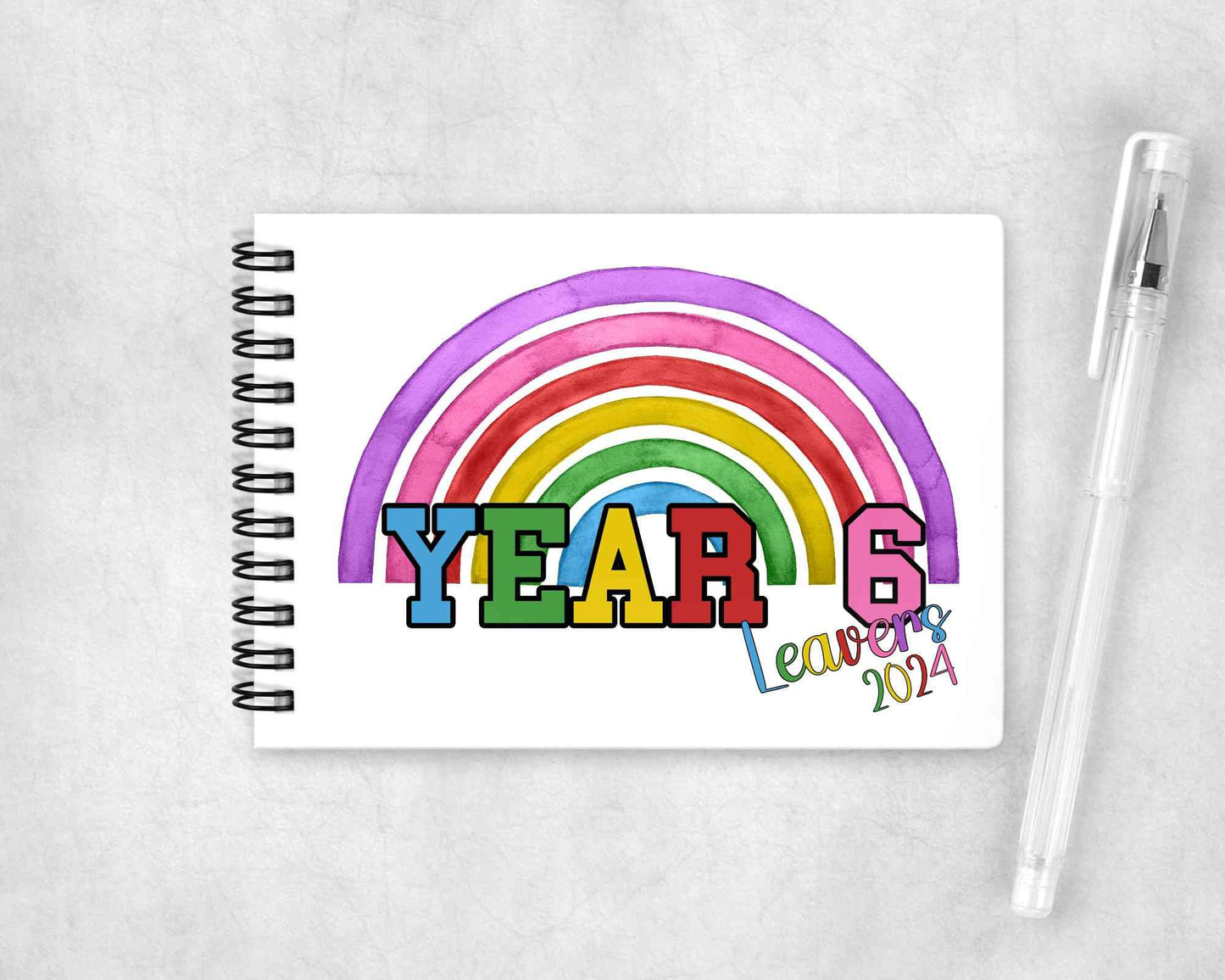 Custom Class of 2024 Leavers Book - Personalised Year 6 Keepsake Notebook