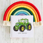 Blue Tractor Birthday Card, Father's Day Card