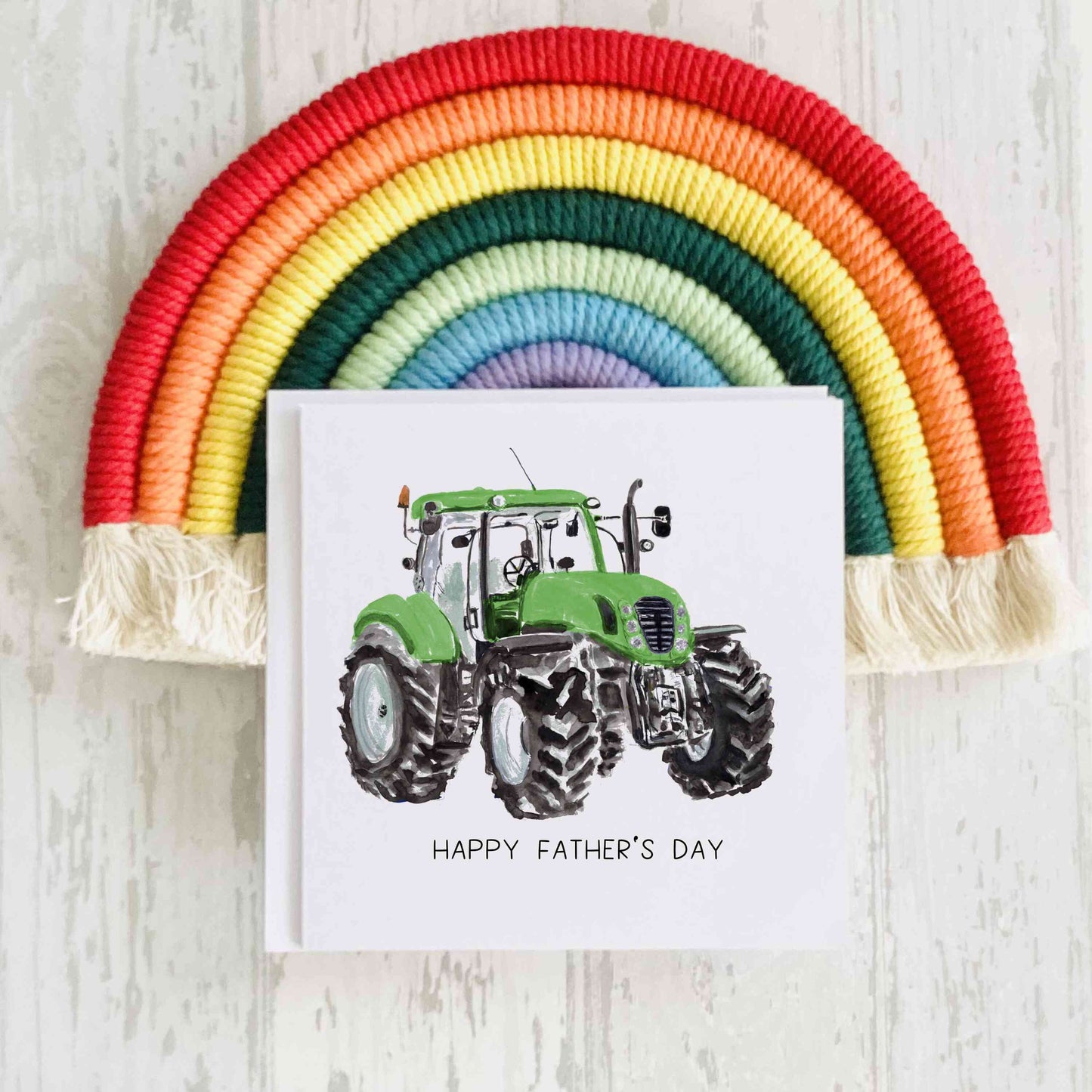 Red Tractor Birthday Card, Father's Day Card