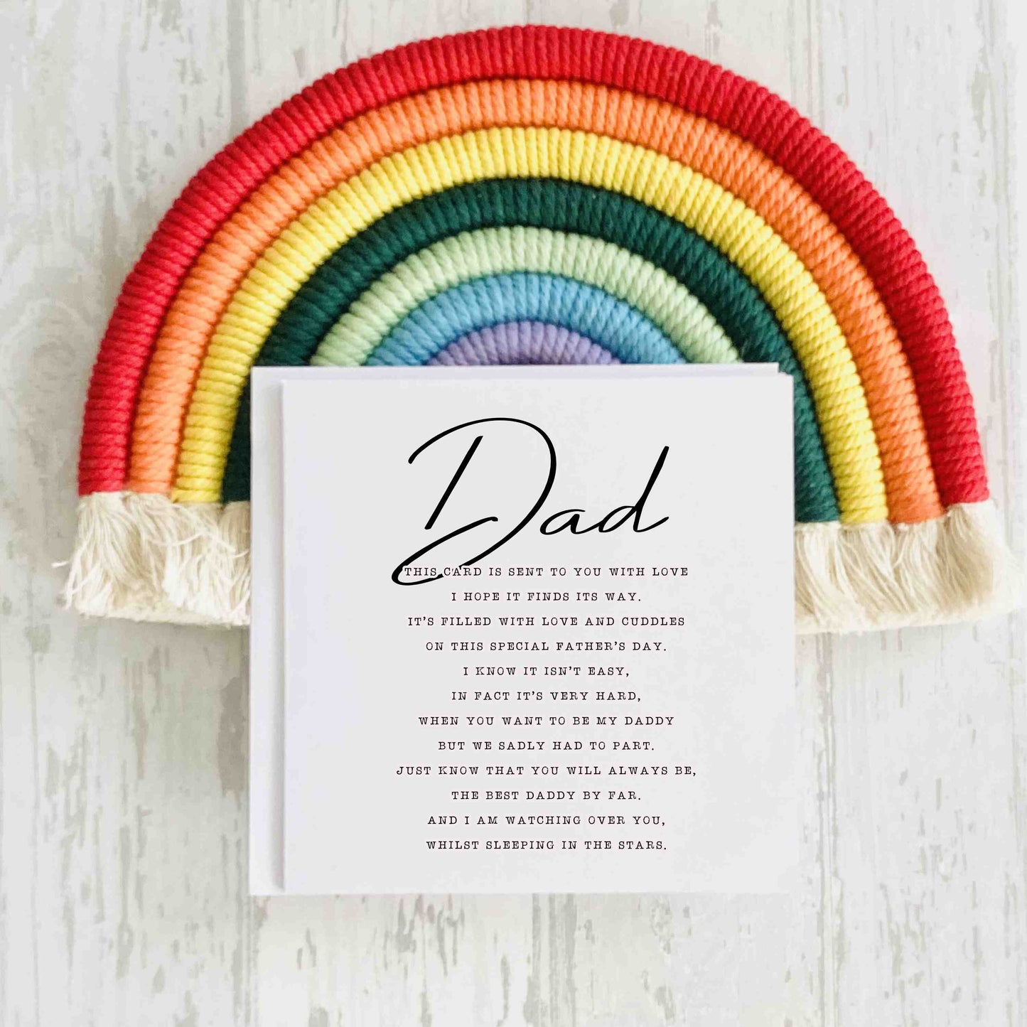 Father's Day from Heaven, Father's Day Poem Card,