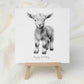 Goat Birthday Card - Personalised Goat Card