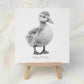 Duck Birthday Card - Personalised Duck Card