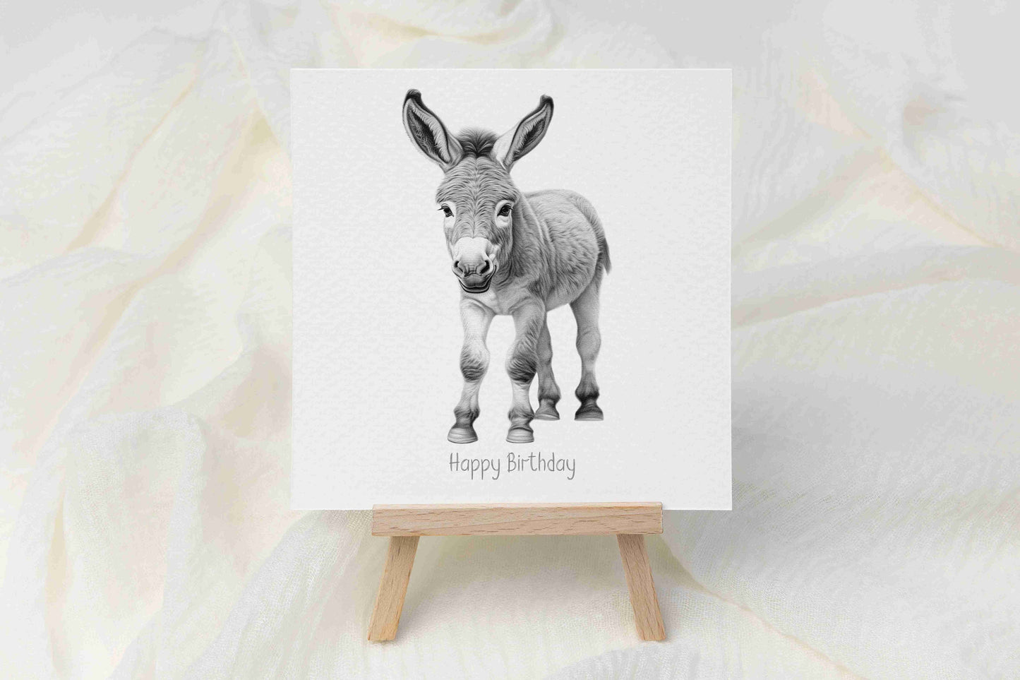 Donkey Birthday Card - Personalised Donkey Card