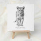 Lioness Birthday Card - Personalised Lioness Card