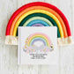 Teacher Thank You Card, Thank you for being an important part of my story, Personalised Cute Rainbow Card, End of Term Gift For Teachers