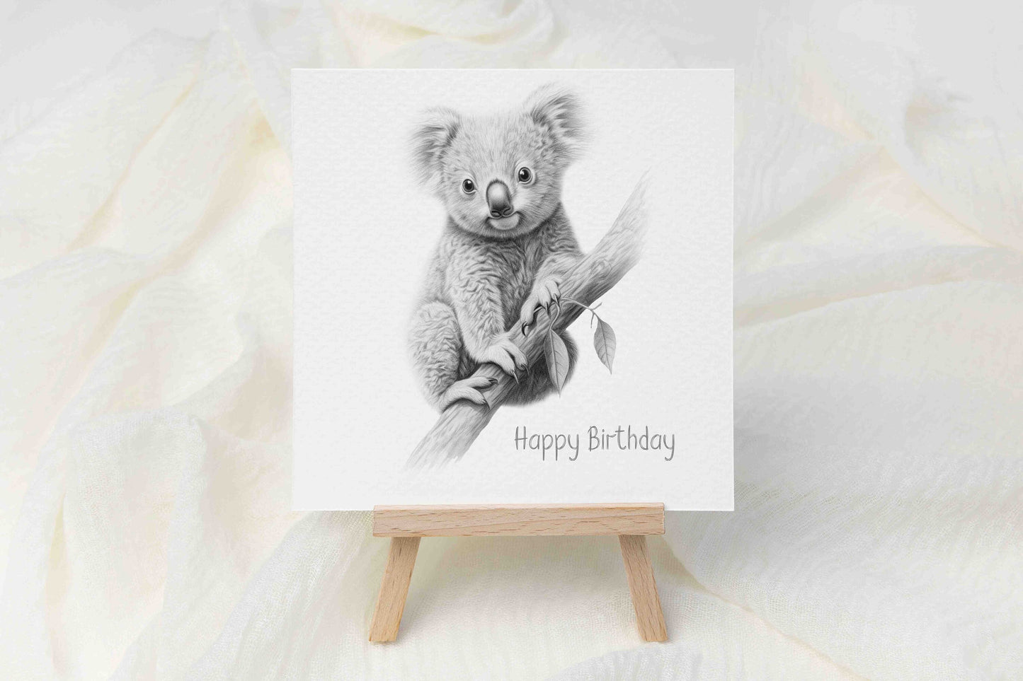 Koala Birthday Card - Personalised Koala Card