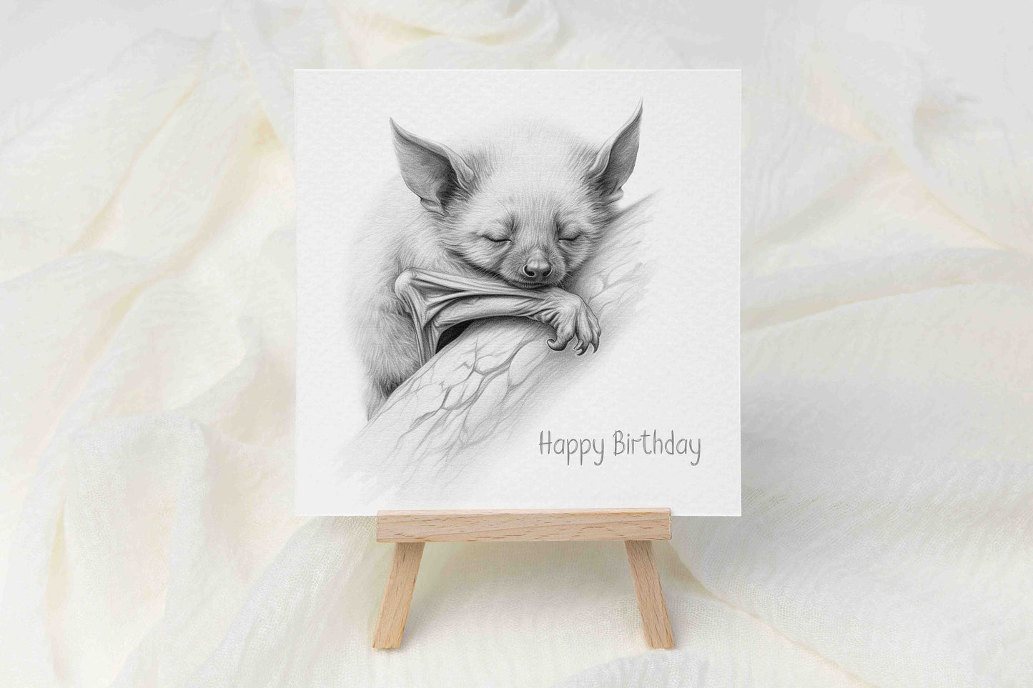 Bat Birthday Card - Personalised Bat Card