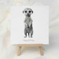 Meerkat Birthday Card - Personalised Meerkat Card