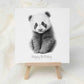 Panda Birthday Card - Personalised Panda Card