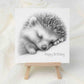 Hedgehog Birthday Card - Personalised Hedgehog Card