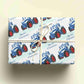 Christmas Blue Tractor Wrapping Paper - Custom Name Gift Wrap - Festive Tractor Design - Unique Xmas Gift Wrap - UK Seller