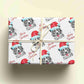 Personalised Christmas Collie Dog Wrapping Paper - Custom Name Gift Wrap - Sheep Dog Design - Unique Xmas Gift Wrap - UK Seller