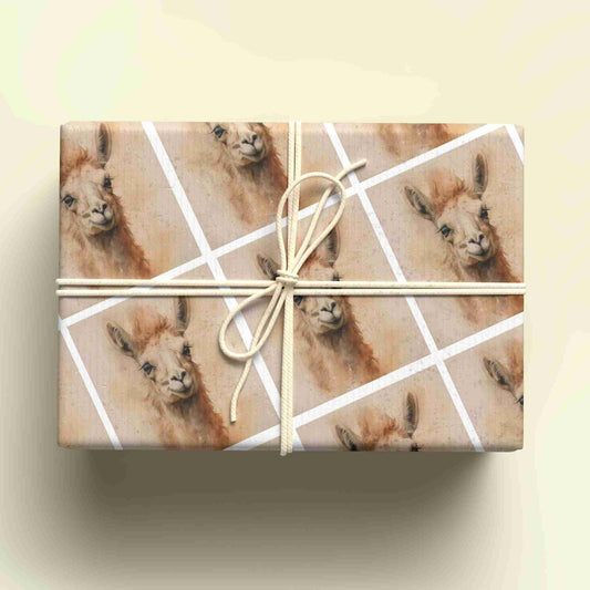 Alpaca Wrapping Paper - Cute, Eco-Friendly Gift Wrap for All Occasions