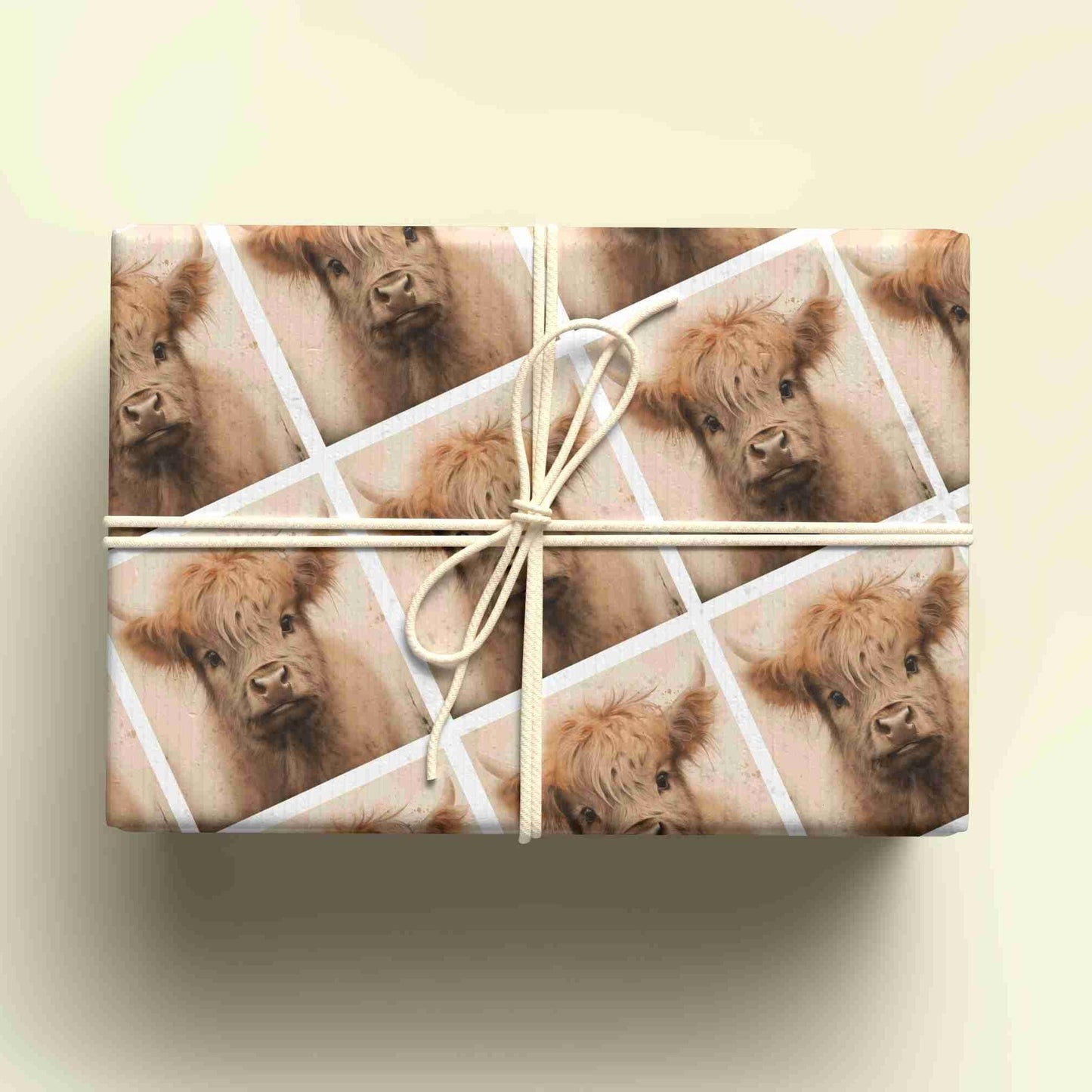 Highland Cow Wrapping Paper - Cute, Eco-Friendly Gift Wrap for All Occasions