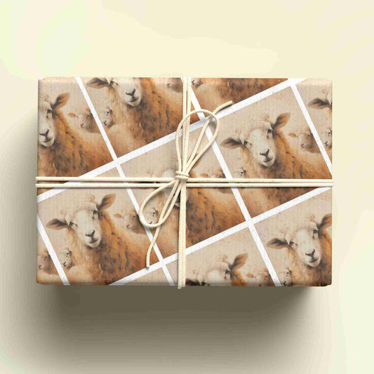 Sheep Wrapping Paper - Cute, Eco-Friendly Gift Wrap for All Occasions