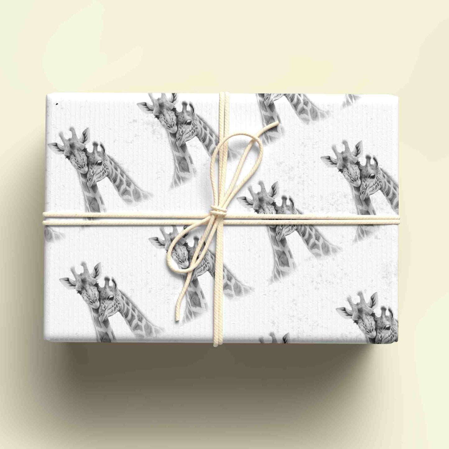 Giraffe Wrapping Paper, Personalised Gift Wrap, Birthday Wrapping Paper