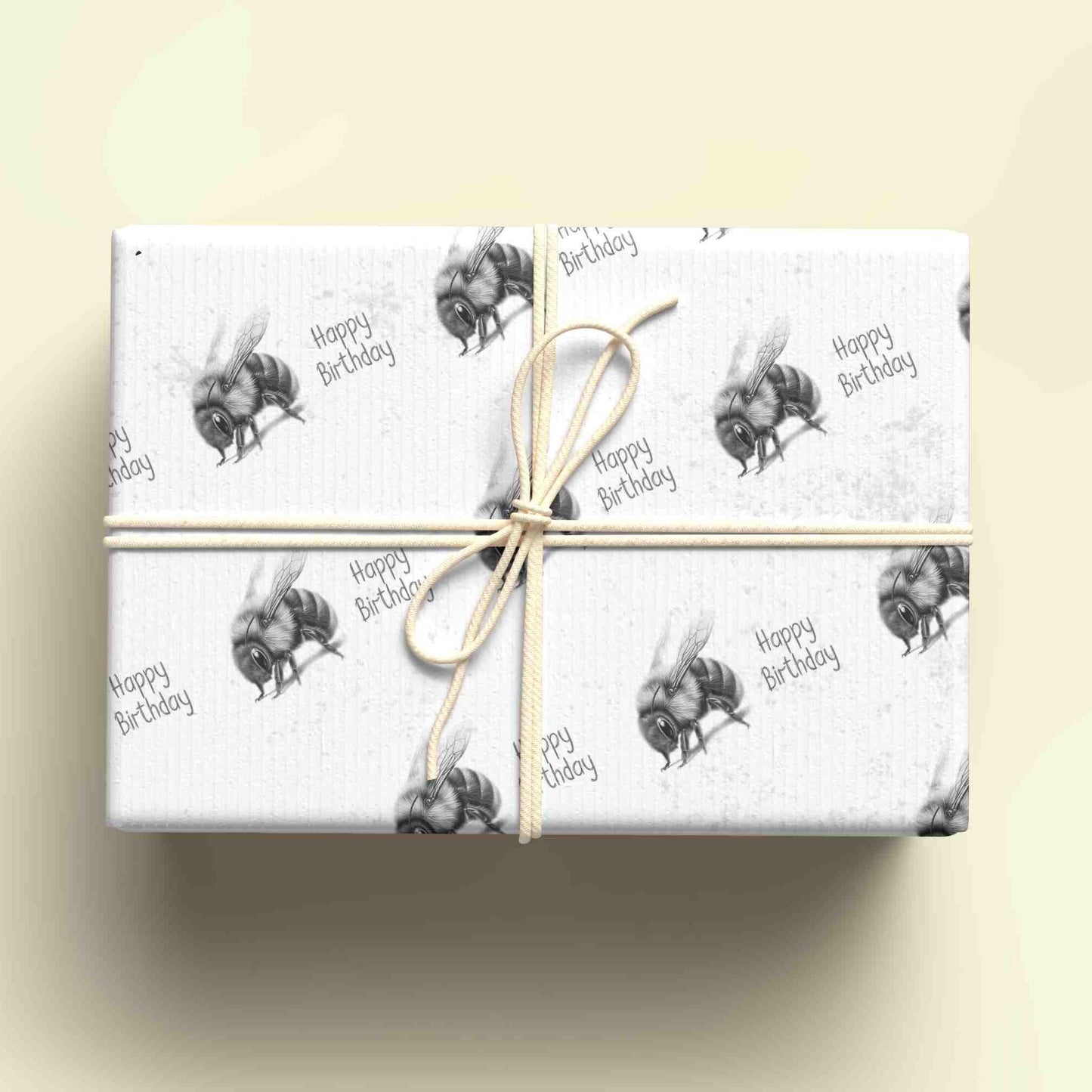 Bee Wrapping Paper - Personalised Bee Gift Wrap