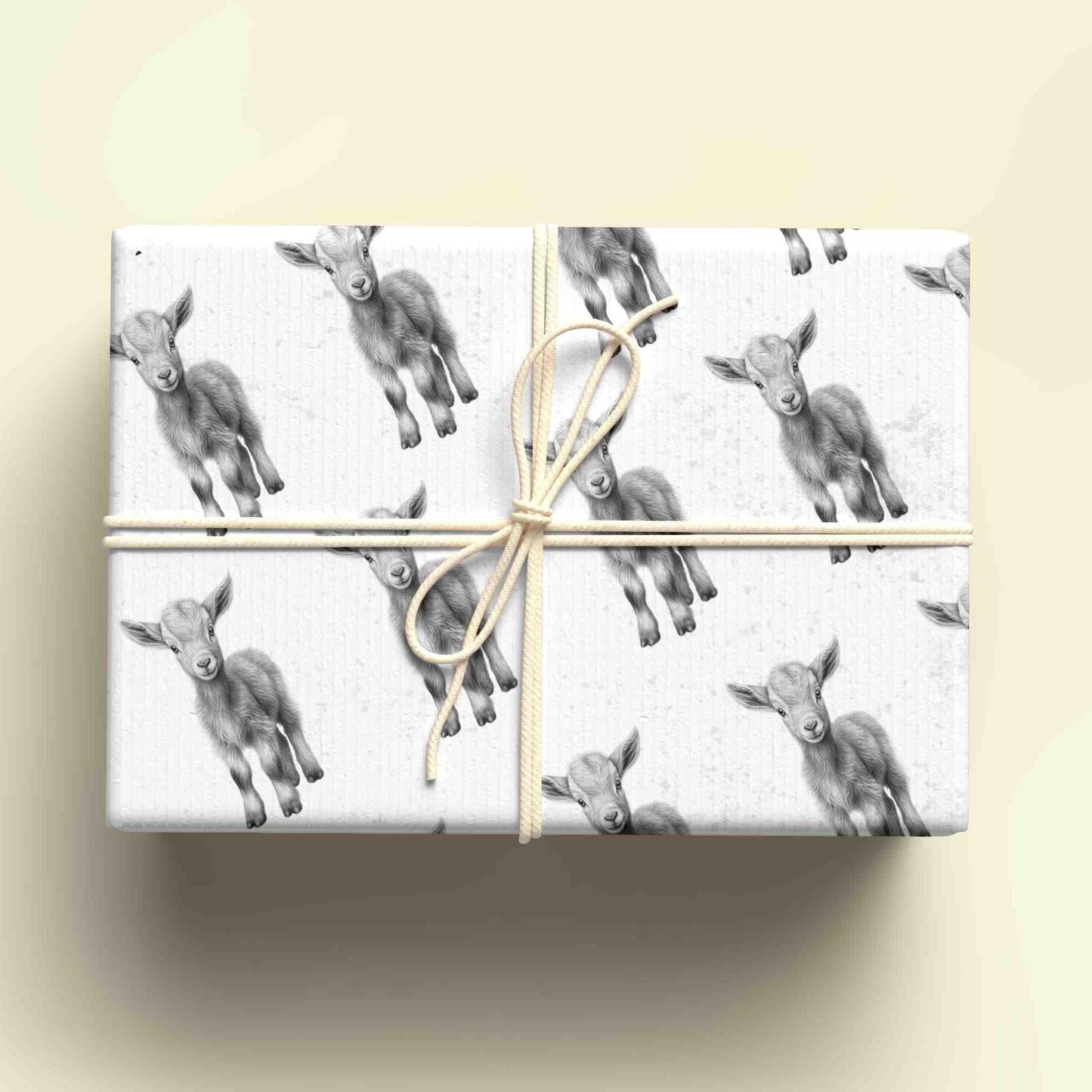 Goat Wrapping Paper, Personalised Gift Wrap, Birthday Wrapping Paper