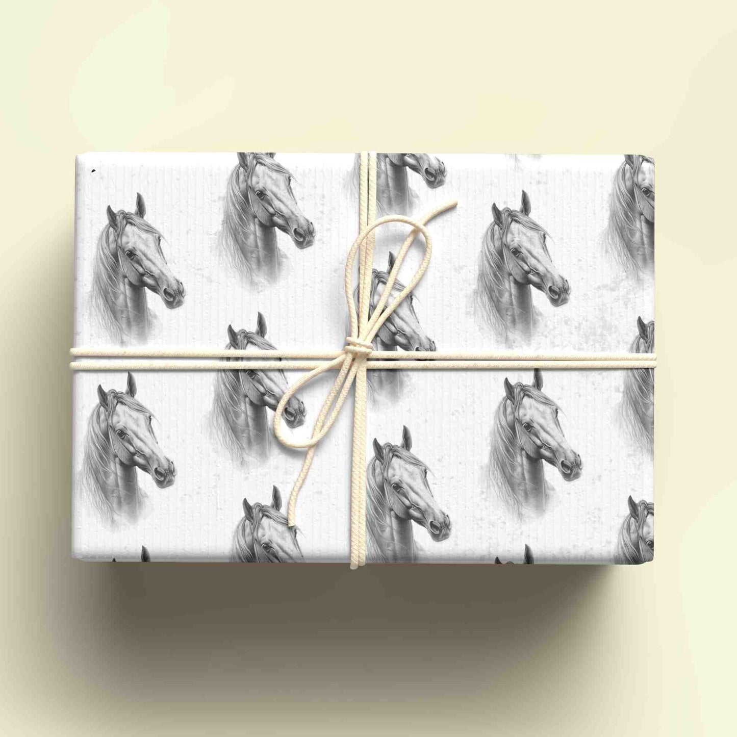 Horse Wrapping Paper, Personalised Gift Wrap, Birthday Wrapping Paper