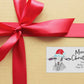 Personalised Lamb Christmas Stickers for Cards & Gifts | Custom Holiday Stickers | Festive Labels