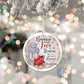 Christmas Memorial Aluminium Christmas Baubles - 76mm Size, Lightweight Keepsake Decoration