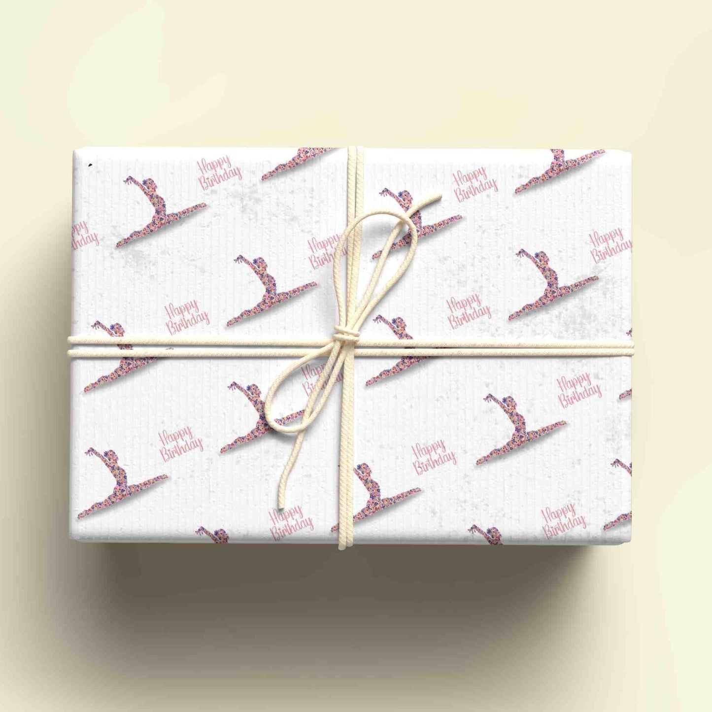 Gymnastic Wrapping Paper - Personalised Gift Wrap