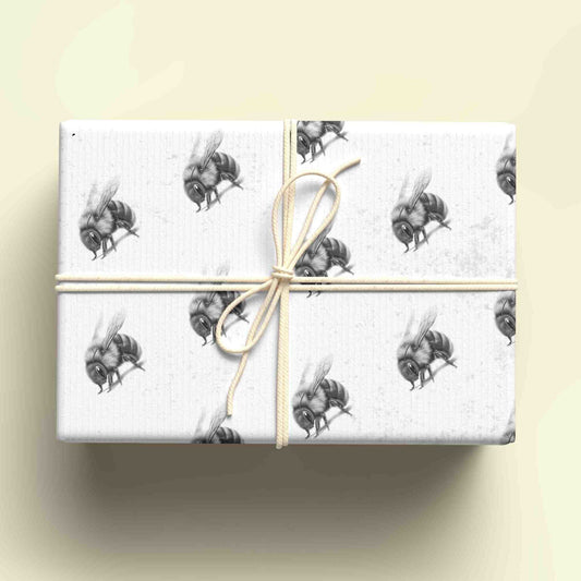 Bee Wrapping Paper - Personalised Bee Gift Wrap