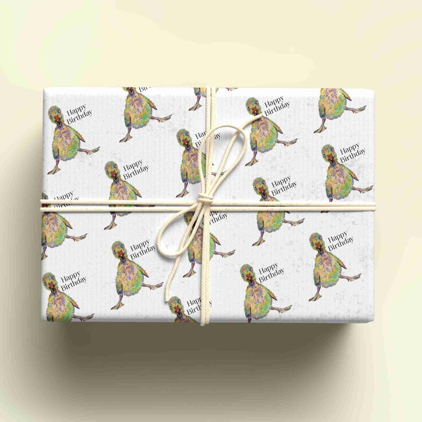 Duckling Wrapping Paper, Personalised Gift Wrap,