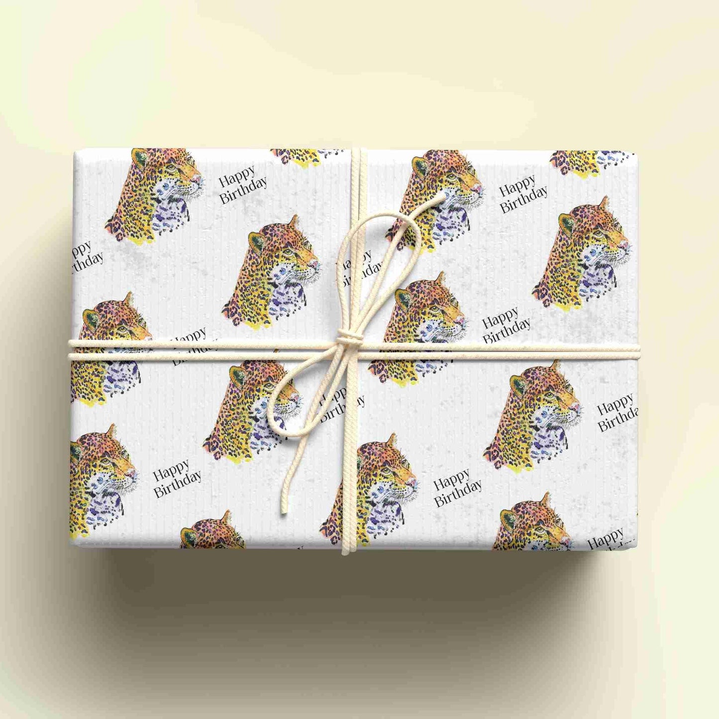 Jaguar Wrapping Paper, Personalised Gift Wrap,