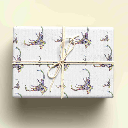 Stag Wrapping Paper, Personalised Gift Wrap,