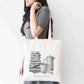 But first Coffee Tote Bag, Custom Name Shopping Bag,  Eco-Friendly Reusable Bag, School Bag