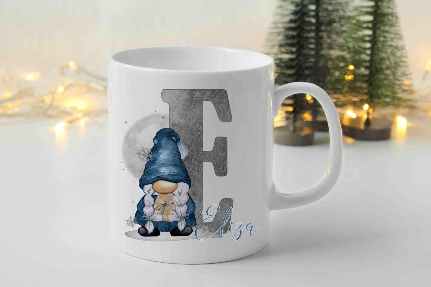 Personalised Christmas Gonk Mug | Custom Name Mug | Festive Hot Chocolate Cup | Christmas Gift for Him & Her | Holiday Drinkware