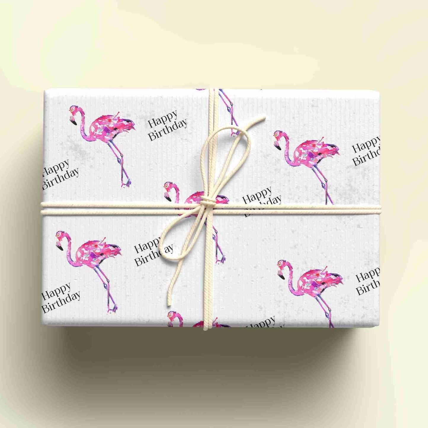 Flamingo Wrapping Paper, Personalised Gift Wrap