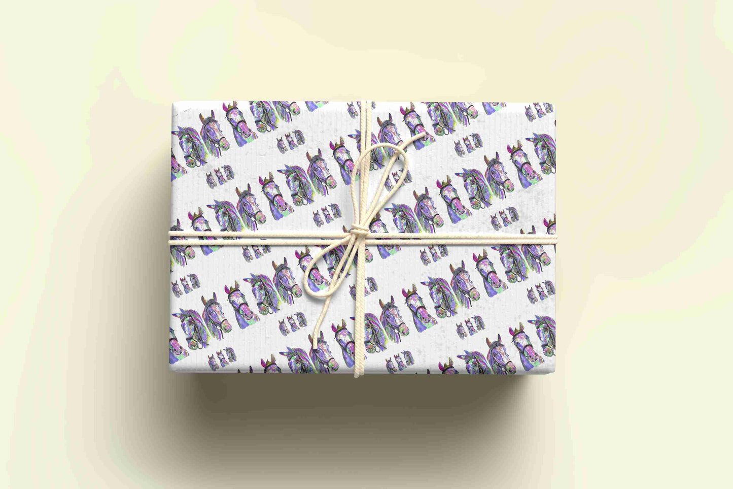 Pony Wrapping Paper, Personalised Gift Wrap,