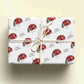 Ladybird Wrapping Paper, Personalised Gift Wrap,