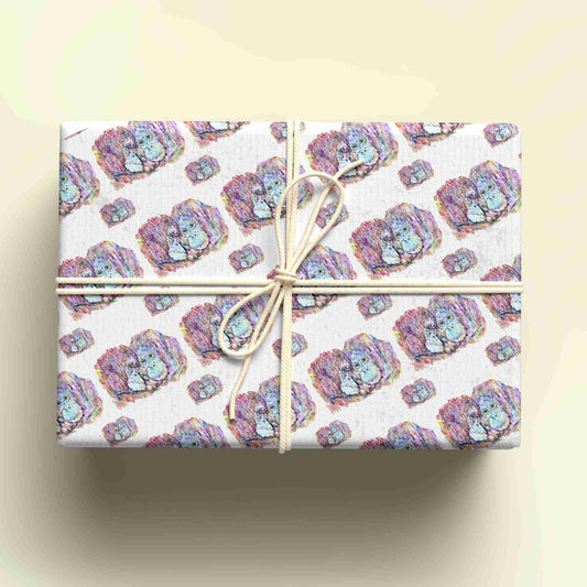 Orangutan  Wrapping Paper, Personalised Gift Wrap,