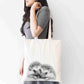 Personalised Hedgehog Tote Bag, Custom Name Shopping Bag,  Eco-Friendly Reusable Bag, School Bag