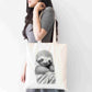 Personalised Sloth Tote Bag, Custom Name Shopping Bag,  Eco-Friendly Reusable Bag, School Bag