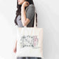 Personalised Sketchy Pig Tote Bag, Farming Themed Shopping Bag,  Eco-Friendly Reusable Bag, Work, College Bag