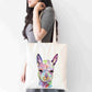 Personalised Alpaca Tote Bag, Custom Name Shopping Bag,  Eco-Friendly Reusable Bag, School Bag