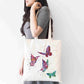 Personalised Tote Bag, Butterfly Tote Bag, Butterfly Gift, Reusable Bag