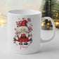 Personalised Santa Gonk Christmas Mug | Custom Name Gnome Mug | Festive Hot Chocolate Cup | Christmas Gift for Him & Her | Holiday Drinkware