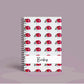 Personalised Custom A5 Ladybird Themed Notebook | Lined or Plain | Matching Wrapping Paper | 60 Pages | Wire Bound | Ladybird Gift