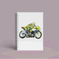 A5 Personalised Motorbike Notebook | 60 Pages | Lined or Plain Paper | Matching Wrapping Paper Available | Custom Notebook Gift